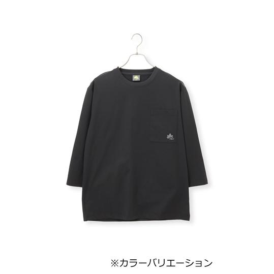 【洋服の青山】春夏用 ベージュ系 ポケット付き7分袖Tシャツ LOGOS PARK｜y-aoyama｜06