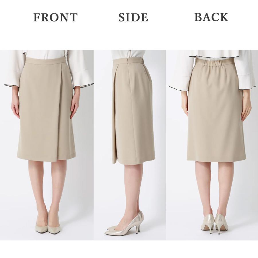 AOYAMA 【洋服の青山】ラップ風 タイトスカート レディース 春夏秋冬