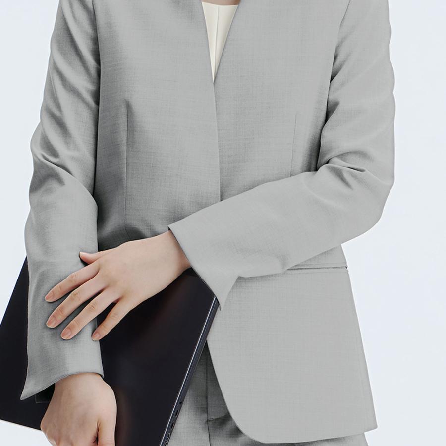 AOYAMA 【洋服の青山】超ストレッチ ノーカラージャケット