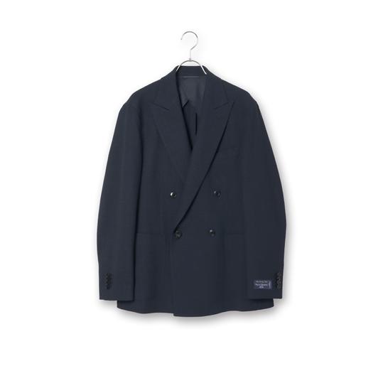 【洋服の青山】秋冬 ネイビー系 プレミアムスタイリッシュジャケット【ダブル】【Paulo Oliveira】 HILTON メンズ ビジネス カジュアル ウォッシャブル｜y-aoyama｜07