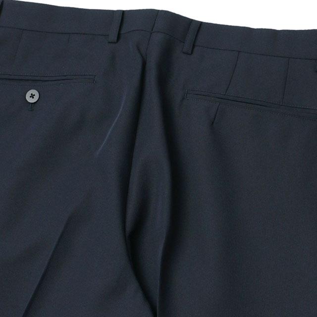 AOYAMA 【洋服の青山】スラックス メンズ ゆったり 春夏 ネイビー 紺