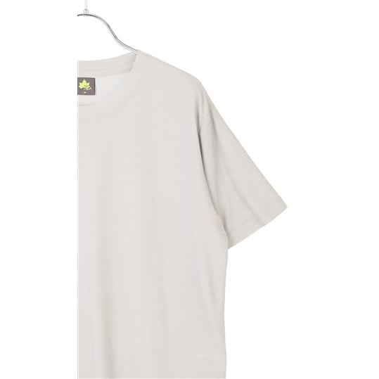 【洋服の青山】春夏用 グレー系 カチオン杢DRYＴシャツ【セットアップ着用可】 LOGOS PARK｜y-aoyama｜04