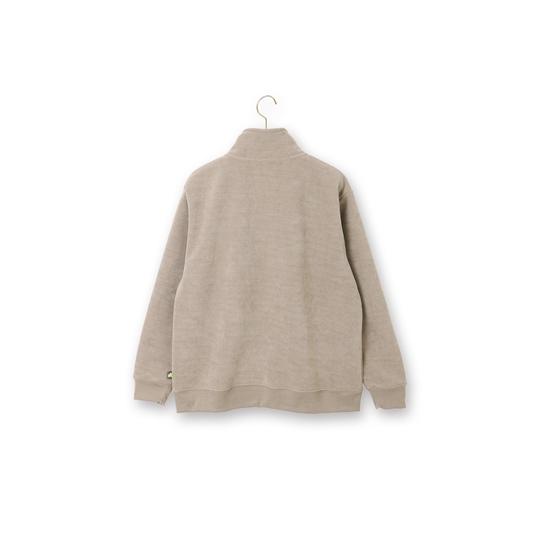AOYAMA 【洋服の青山】メンズ 秋冬用 長袖 ブラウン スタンドカラー 