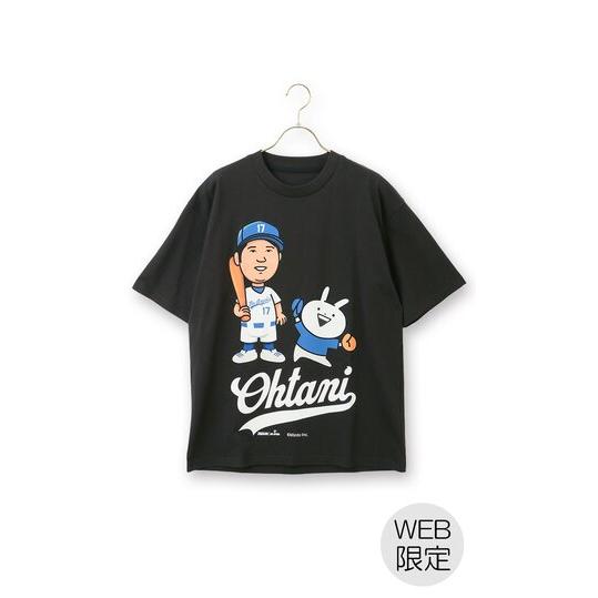 AOYAMA 【洋服の青山】大谷翔平 × USAGYUUUN!!! Tシャツ 春夏 ブラック