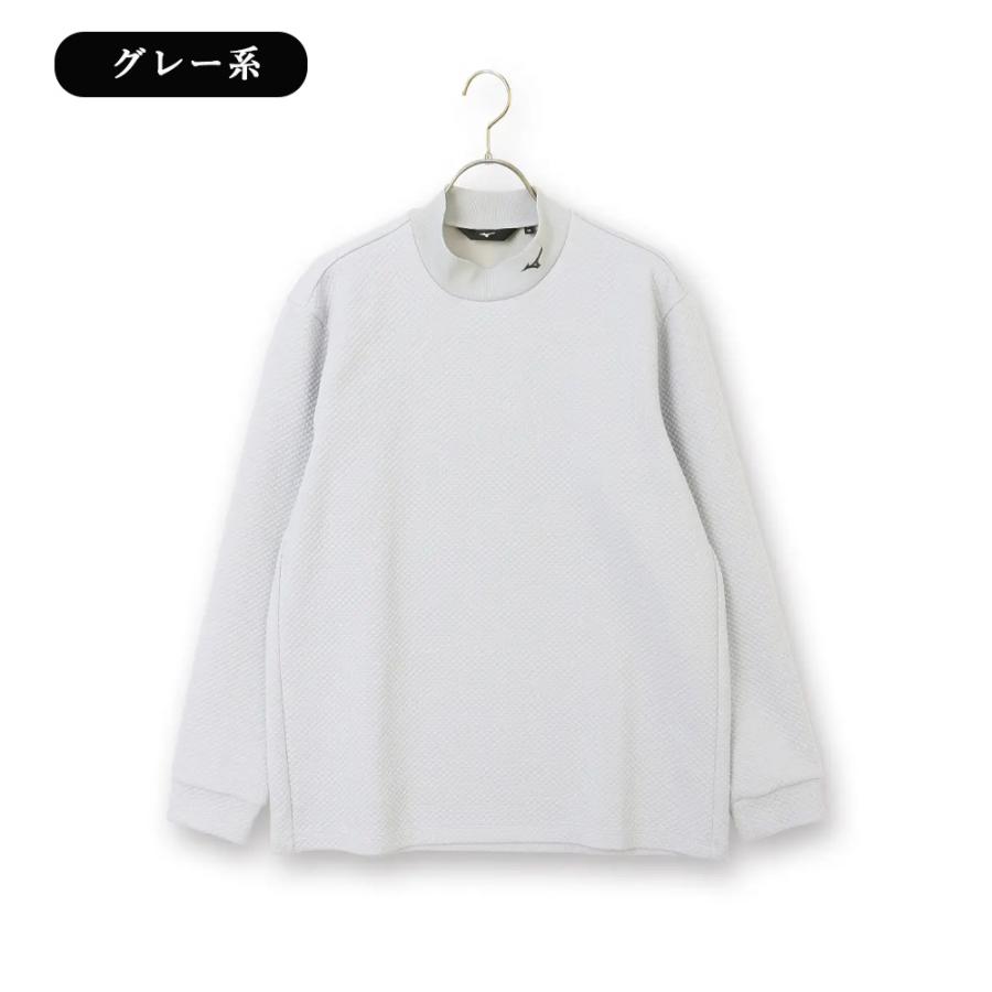 AOYAMA 【洋服の青山】ゴルフ モックネックTシャツ メンズ 長袖 秋冬