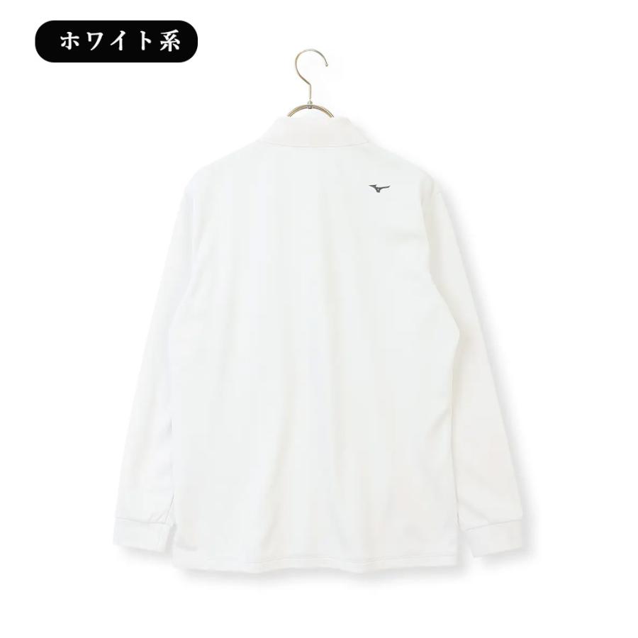 AOYAMA 【洋服の青山】ゴルフ ポロシャツ メンズ 長袖 秋冬 ホワイト