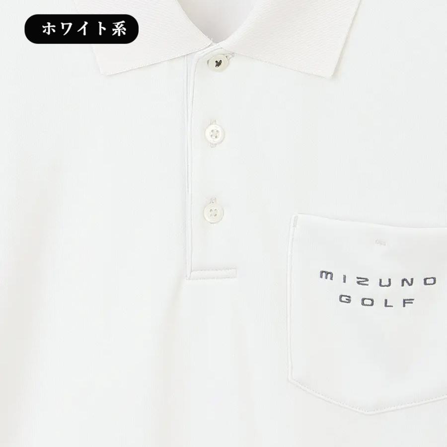 AOYAMA 【洋服の青山】ゴルフ ポロシャツ メンズ 長袖 秋冬 ホワイト