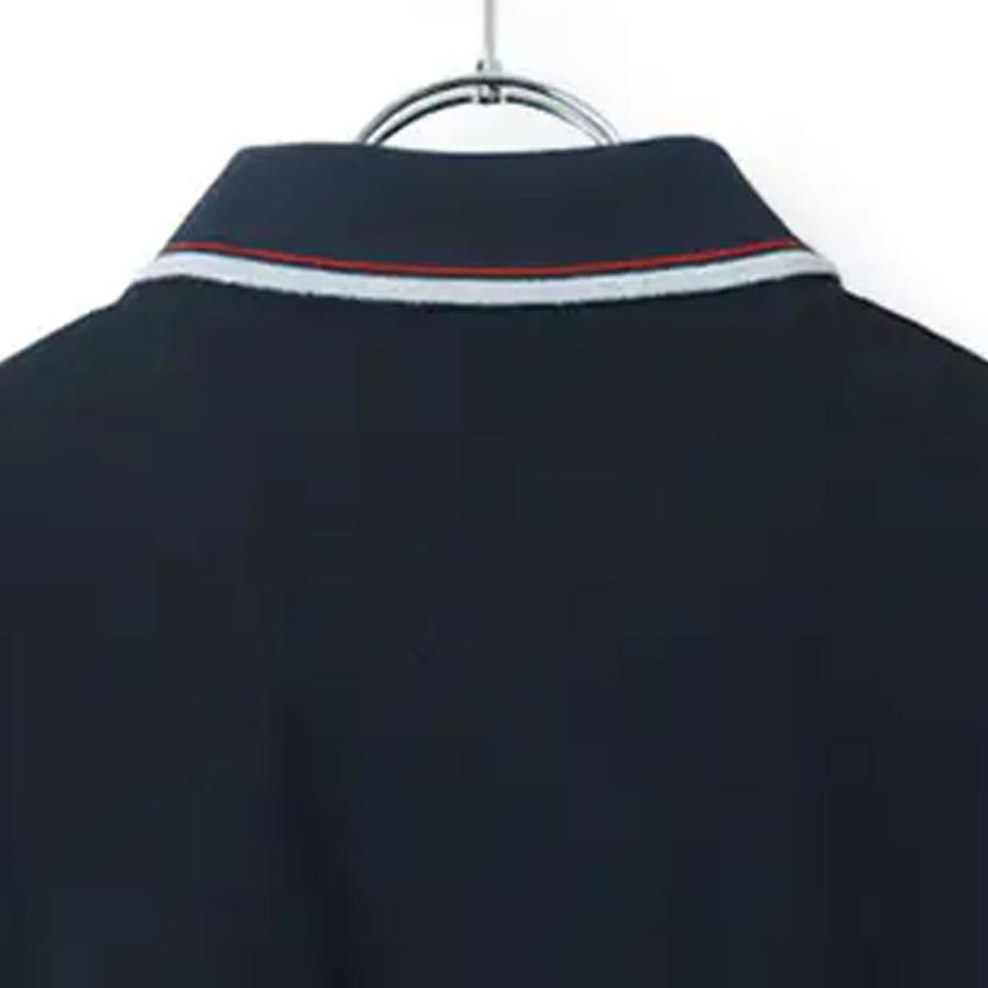 AOYAMA 【洋服の青山】ポロシャツ 長袖 メンズ 春夏秋冬 ネイビー 紺