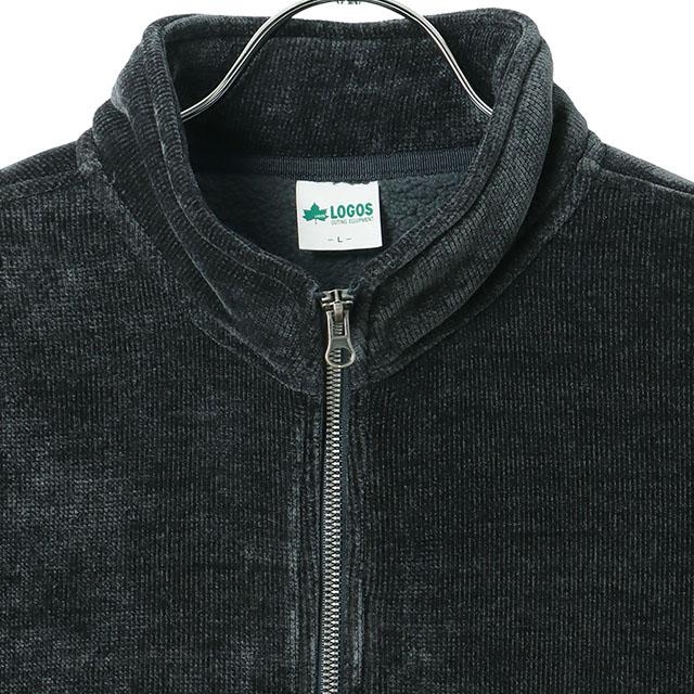 AOYAMA 【洋服の青山】裏起毛 裏ボア フルジップ ブルゾン 長袖 メンズ