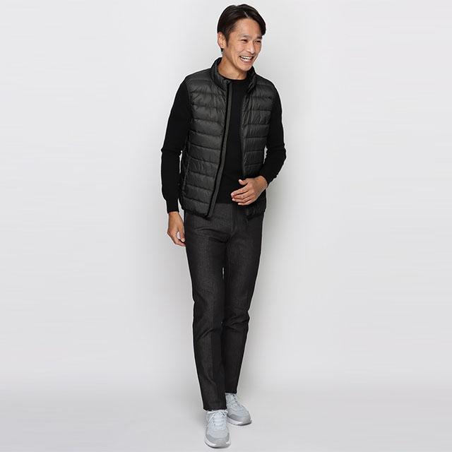 AOYAMA 【洋服の青山】ダウンベスト メンズ 秋冬用 ブラック 黒 AOYAMA 【洋服の青山】ダウンベスト メンズ 秋冬用 ブラック 黒