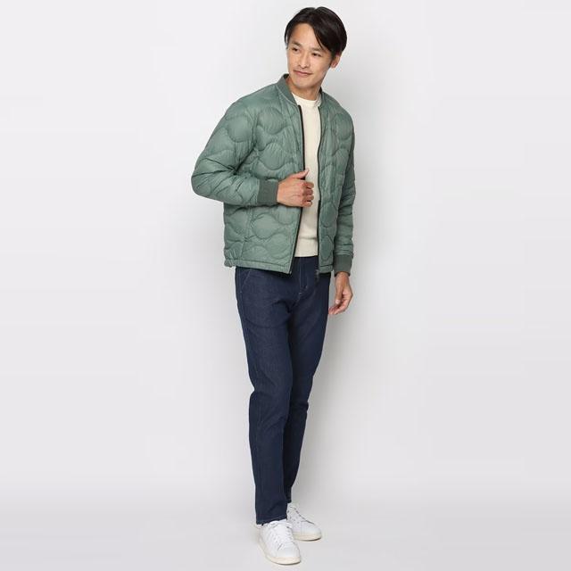 AOYAMA 【洋服の青山】ウェーブキルトダウンブルゾン メンズ 秋冬用