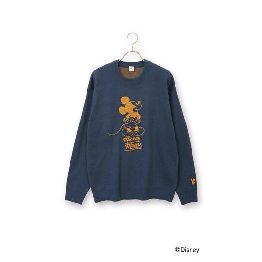 AOYAMA 【洋服の青山】ディズニー セーター 長袖 ミッキー 大人 メンズ