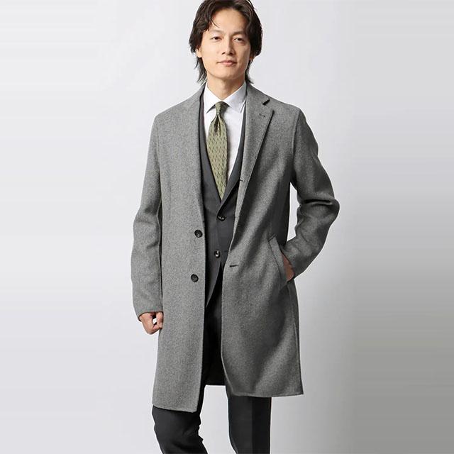 AOYAMA 【洋服の青山】バルンケットコート チェスターコート メンズ