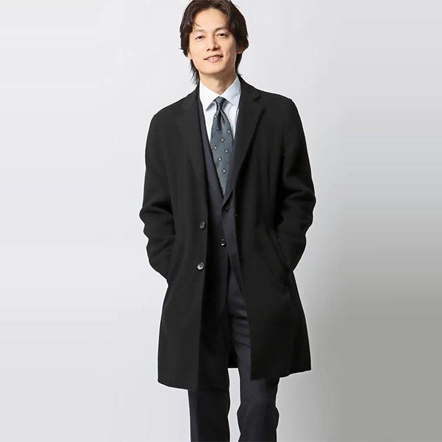 AOYAMA 【洋服の青山】バルンケットコート チェスターコート メンズ