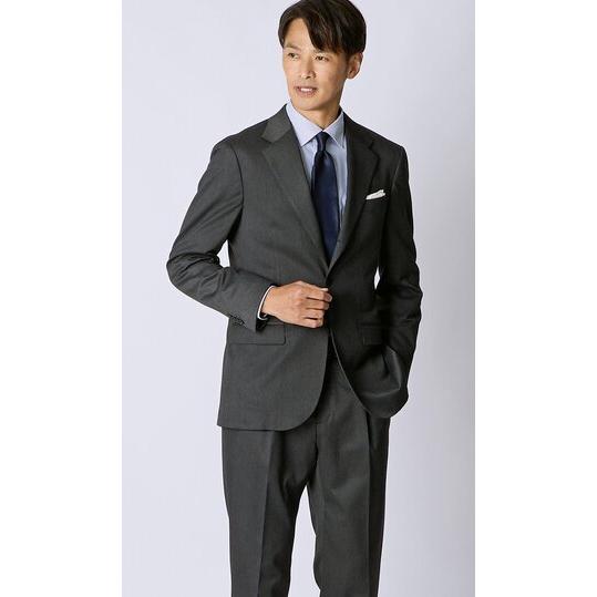 ※週末限定セール【新品同様】ゼニア　 スーツ　段返り三つボタン　サイドベンツ AOYAMA 【洋服の青山】3ボタン段返り スーツ メンズ スリム 秋冬