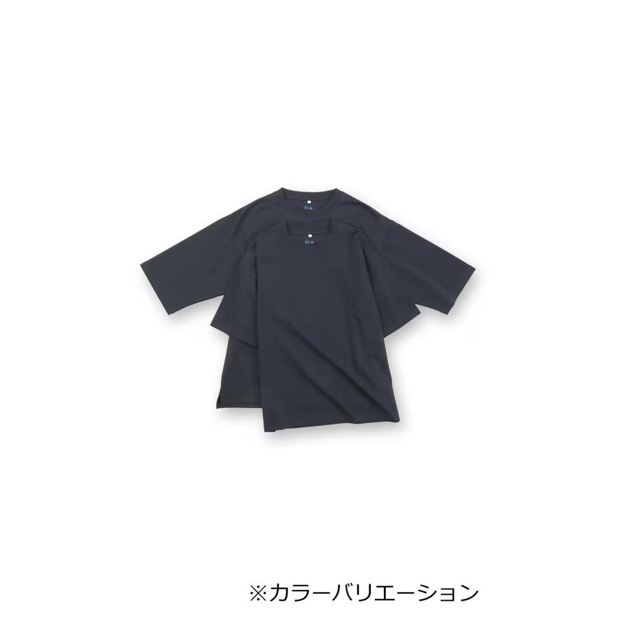 AOYAMA 【洋服の青山】2枚組 春夏用 ホワイト系 白 クルーネックT