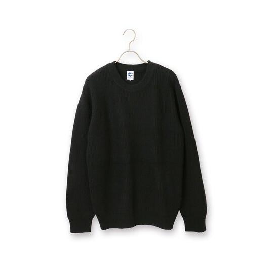 AURALEE 黒 クルーネックセーター Super Fine Wool Pullover