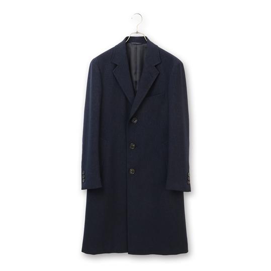 青山コート AOYAMA 【洋服の青山】秋冬用 ネイビー系 シングルチェスター