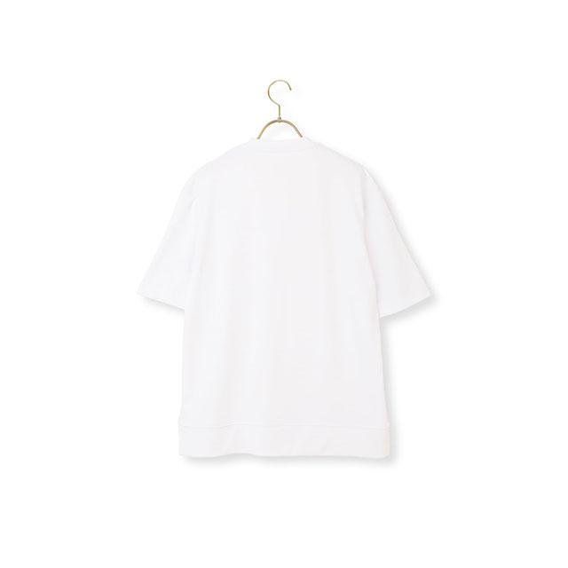 【洋服の青山】ゼロプレッシャー Tシャツ 半袖 メンズ 春夏用 ホワイト系 白無地 ストレッチ性 ポンチ クルーネック 前後差 カジュアル【ブランド：A】｜y-aoyama｜06