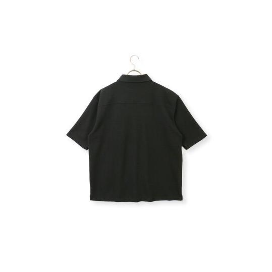 AOYAMA 【洋服の青山】らくリッチ ワッフル開襟シャツ 半袖 メンズ 春