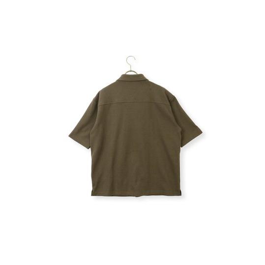 AOYAMA 【洋服の青山】らくリッチ ワッフル開襟シャツ 半袖 メンズ 春