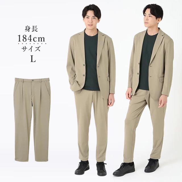 AOYAMA 【洋服の青山】メンズ スラックス 裾上げ済 ストレッチ 春夏