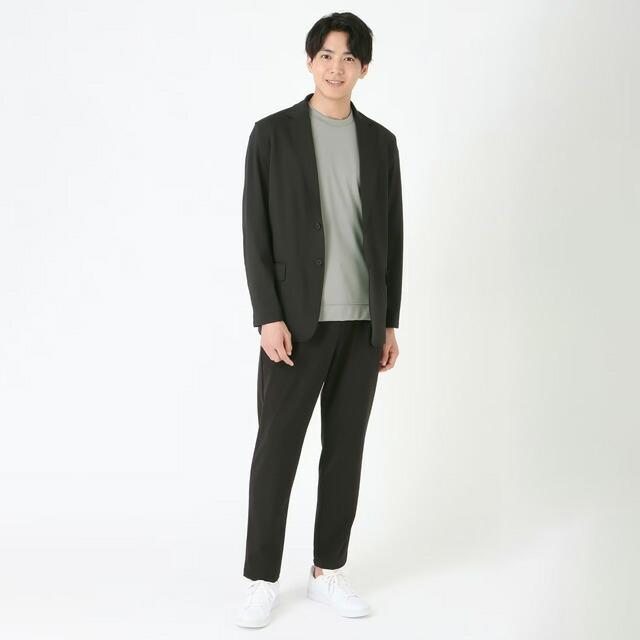 AOYAMA 【洋服の青山】裾上げ済み スラックス メンズ ゆったり オール