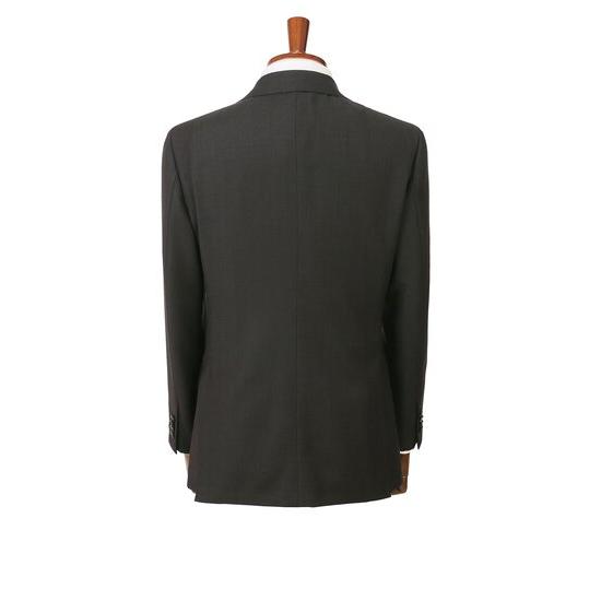【洋服の青山】プレミアム 日本製 ウール100% スーツ メンズ スリム 秋冬 ブラウン 茶色 御幸毛織 アジャスター シングル 2ボタン 総裏 サイドベンツ ビジネスの画像