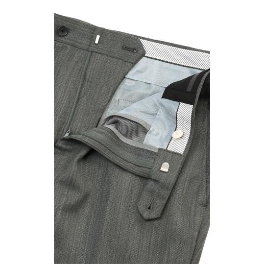 AOYAMA 【洋服の青山】春夏 グレー系 スタイリッシュスラックス 