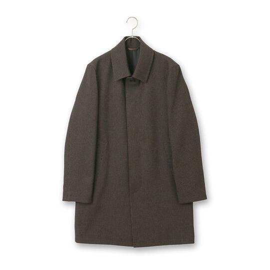 AOYAMA 【洋服の青山】ステンカラーコート メンズ 秋冬用 ブラウン