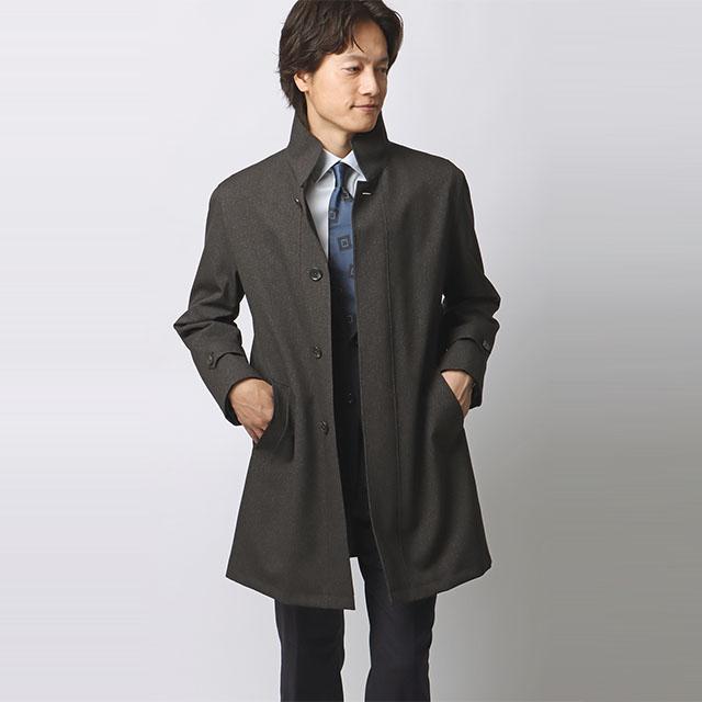 AOYAMA 【洋服の青山】ライナー 付き スタンドカラーコート メンズ