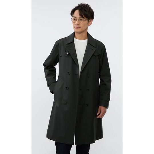 AOYAMA 【洋服の青山】ダブルトレンチコート メンズ ゆったり 秋冬用