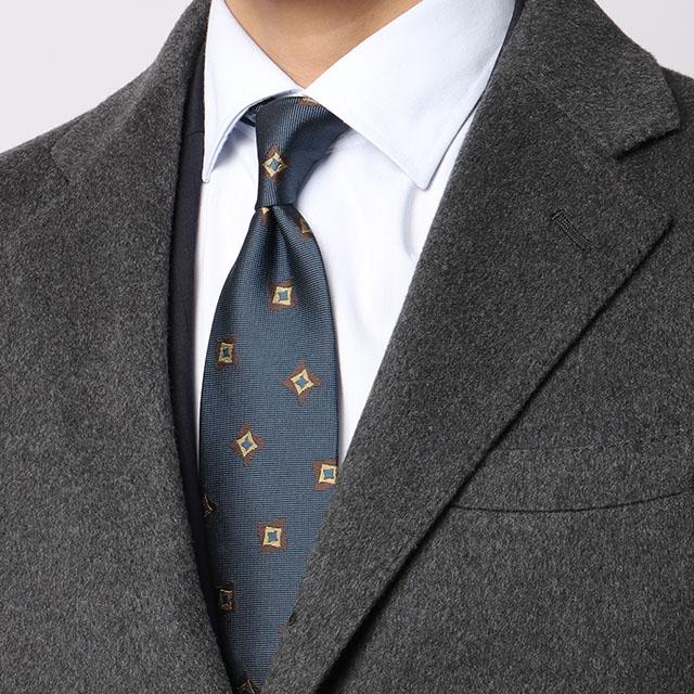 【洋服の青山】カシミヤ100％ プレミアム チェスターコート メンズ 秋冬 グレー 灰色 無地 大きいサイズ 柔らかい 軽い 軽量 疲れにくい 防寒 暖かい あったかの画像