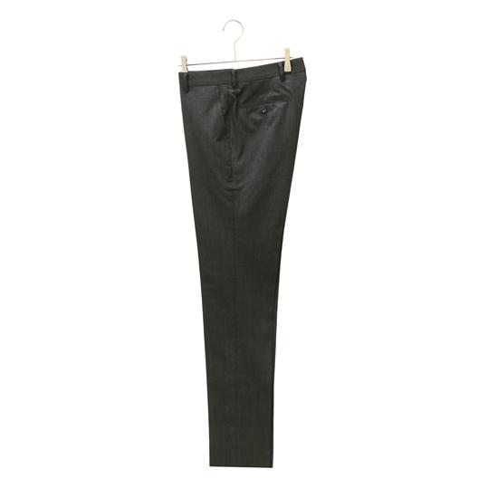 AOYAMA 【洋服の青山】裏起毛 スラックス メンズ スリム 秋冬用 グレー