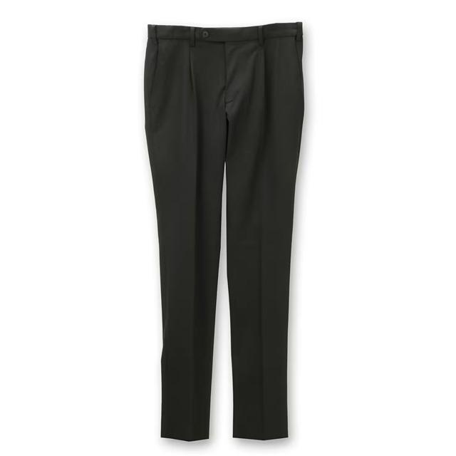 AOYAMA 【洋服の青山】秋冬用 ブラック系 スタイリッシュパンツ