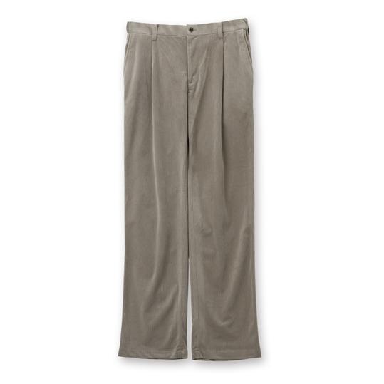 AOYAMA 【洋服の青山】秋冬 グレー系 コーデュロイパンツ【ワンタック