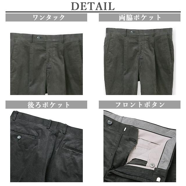 AOYAMA 【洋服の青山】スラックス メンズ ゆったり 秋冬用 グレー