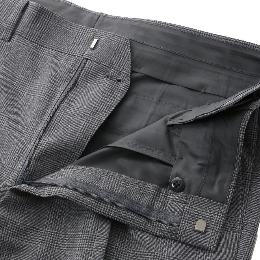 AOYAMA 【洋服の青山】アジャスター ツータック スラックス メンズ