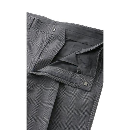 AOYAMA 【洋服の青山】アジャスター ツータック スラックス メンズ