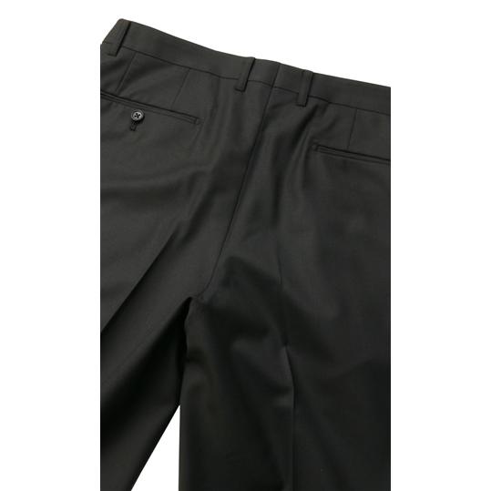AOYAMA 【洋服の青山】メンズ スラックス 春夏用 ブラック系