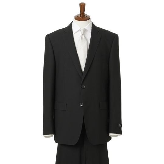 AOYAMA 【洋服の青山】盛夏用 ブラック系 スタイリッシュフォーマル