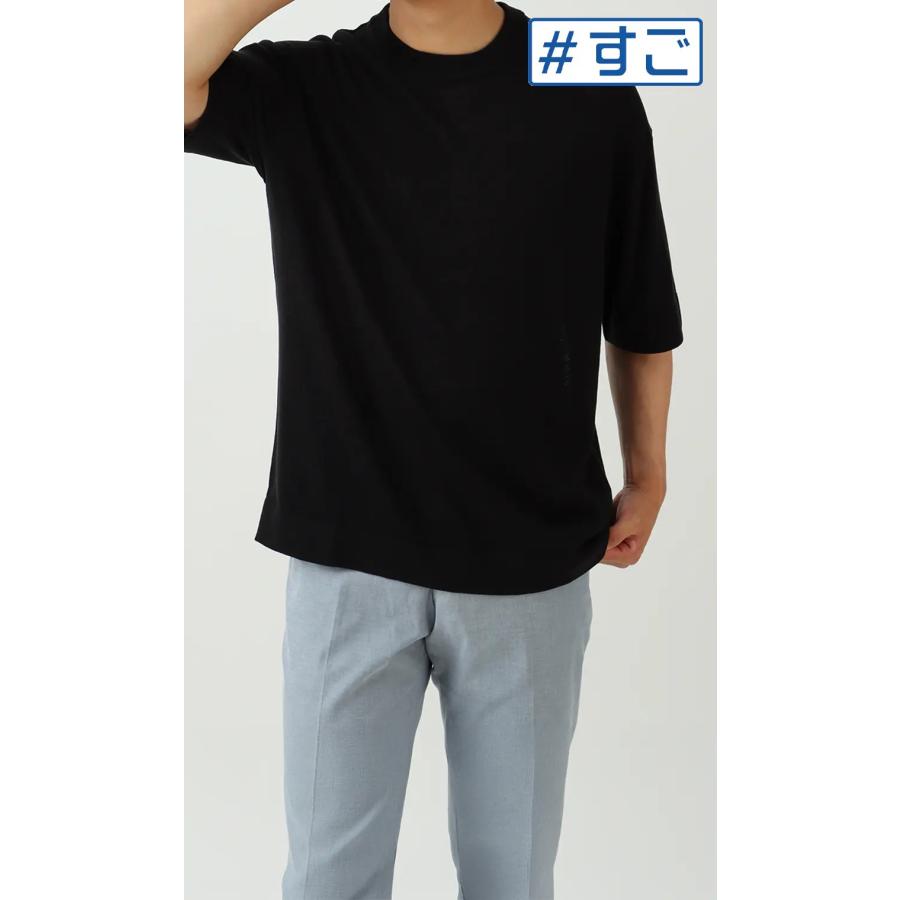 AOYAMA 【洋服の青山】すごシャツ ニット Tシャツ メンズ 半袖 春夏用