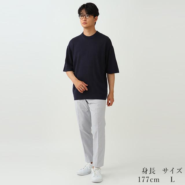 AOYAMA 【洋服の青山】すごシャツ ニット Tシャツ メンズ 半袖 春夏用