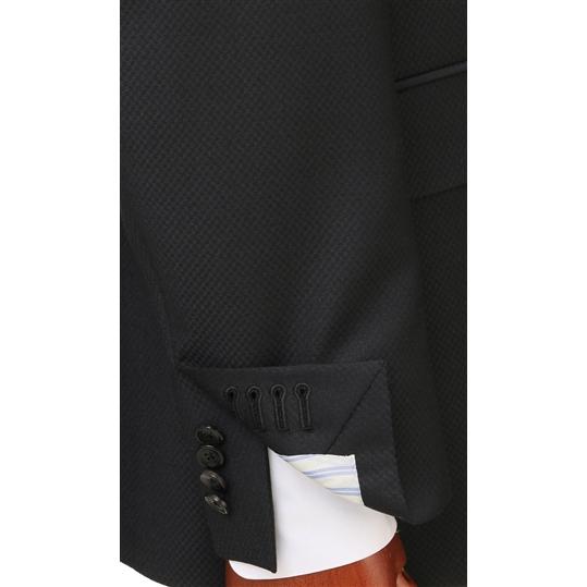 【美品】 HILTON × 御幸毛織 セットアップスーツ AB7 ブラックスーツ 美品】 HILTON × 御幸毛織 セットアップスーツ AB7 ブラックスーツ