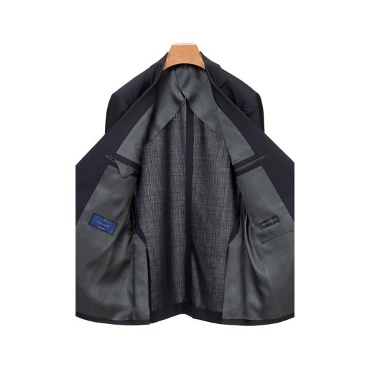 【洋服の青山】春夏用 ネイビー系 プレミアムスタイリッシュスーツ【御幸毛織】【made in Japan PRIDE】 HILTONの画像