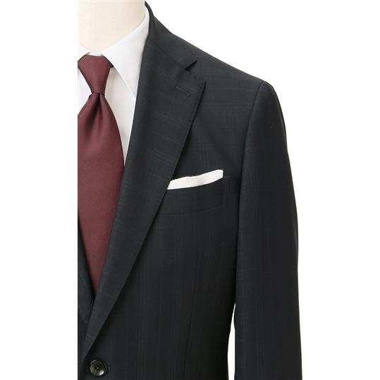 【洋服の青山】春夏用 ネイビー系 プレミアムスタイリッシュスーツ【御幸毛織】【made in Japan PRIDE】 HILTONの画像