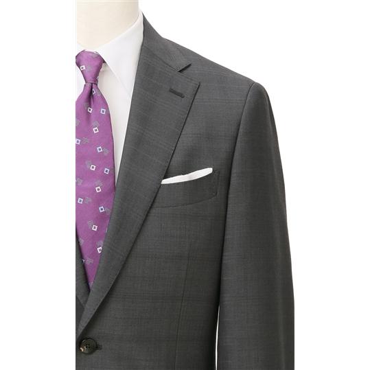 【洋服の青山】メンズ 春夏 グレー系 プレミアムスタイリッシュスーツ【御幸毛織】【made in Japan PRIDE】男性 紳士服 紳士服 ビジネス アジャスターの画像