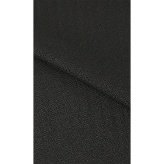 【洋服の青山】オールシーズン用 ブラック系 プレミアムスタイリッシュスーツ【御幸毛織】【made in Japan PRIDE】 HILTONの画像