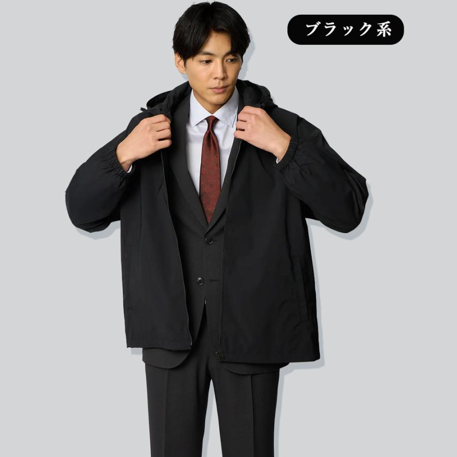 【L/新品/日本製/定価3.1万/送料無料】シャツジャケット メンズアウター AOYAMA 【洋服の青山】持ち運べる コンパクト アウター メンズ 秋冬春