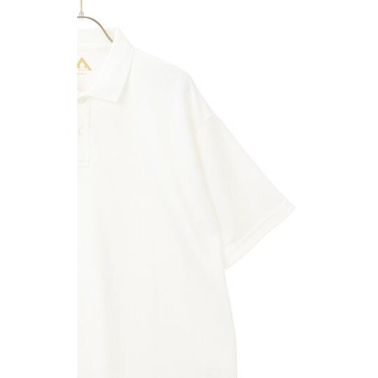 AOYAMA 【洋服の青山】らくリッチ 汗染み隠し 洗える ポロシャツ 半袖